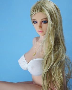 6YE 132cm blonde pure white mini lolita sex doll Ella - lovedollshop