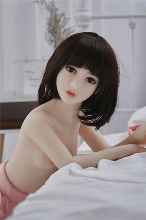 Irontech 132cm black short hair sex doll Faye - lovedollshop