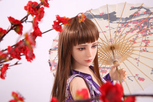 QITA 158cm E cup big breast Japanese sex doll Lilac - lovedollshop