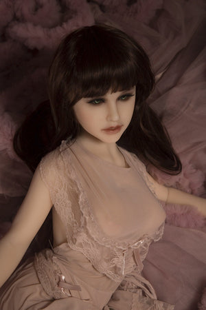 SanHui 118cm Mini Huge Boobs Asian Silicone Sex Doll-Qiluo - lovedollshops.com