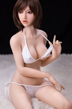 SanHui 145cm Asian Silicone A Cup small breasts sex doll -Songshi - lovedollshops.com