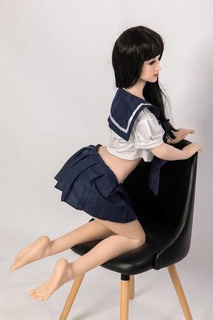 Sanhui 145cm Student Uniform BIig Boobs Sex Doll-Wenshan - lovedollshops.com
