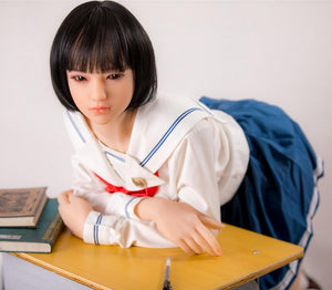 SanHui 145cm Student uniform Silicone Pure Asian Sex Doll-Xuanxaun - lovedollshops.com