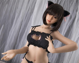 Sanhui 156cm silicone cute and cosplay cat girl sex doll-Hongfei - lovedollshops.com