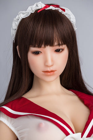 Sanhui 165cm silicone lolita black hair pure big boobs sex doll-Yueqin - lovedollshops.com