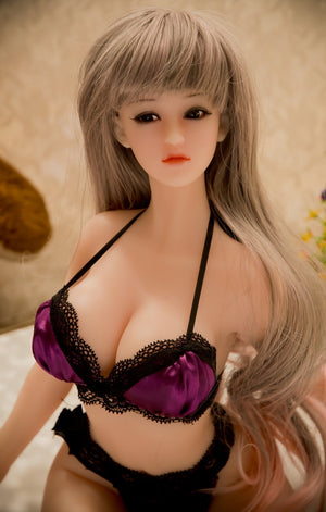 SanHui 65cm Silicone Big Boobs Mini Sex Doll-Huanhuan - lovedollshops.com