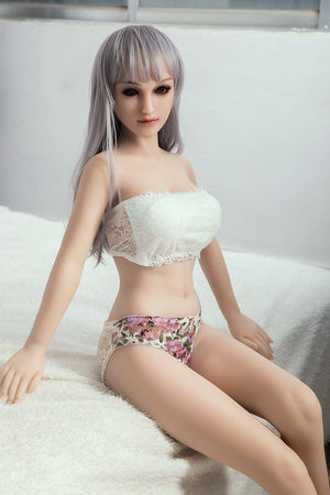 SanHui anime 145cm silicone big breasts sliver hair sex doll-Yinxin - lovedollshops.com