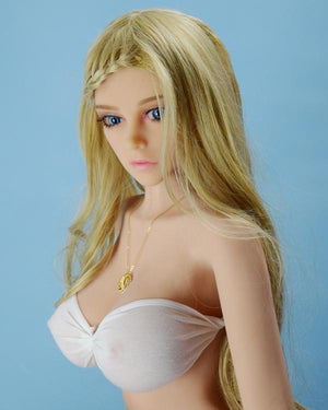 6YE 132cm blonde pure white mini lolita sex doll Ella - lovedollshop
