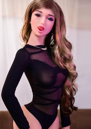 6YE 158cm curvy blond media breast sex doll Amina - lovedollshop