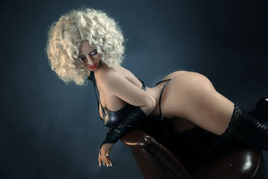 AF 163cm blonde curly hair sex doll Zula - lovedollshop