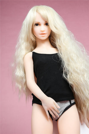 Irontech 132cm flat breast mini sex doll Lucy - lovedollshop