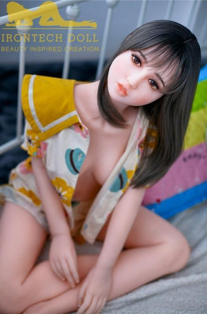 Irontech 145cm Japan small breasts pure black hair sex doll Chuanzhi - lovedollshops.com