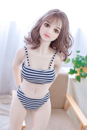 Irontech 145cm striped underwear mature mini sex doll Rae - lovedollshop