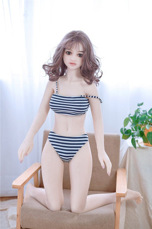 Irontech 145cm striped underwear mature mini sex doll Rae - lovedollshop