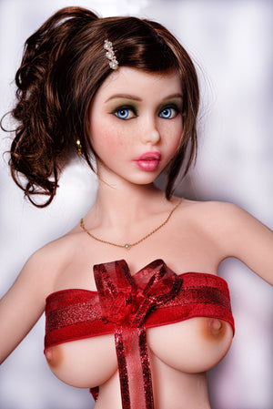 Piper Doll - 140cm Silicone Red Big Ass Fat Huge Baby Boob Real Tpe Sex Doll Rose - lovedollshop