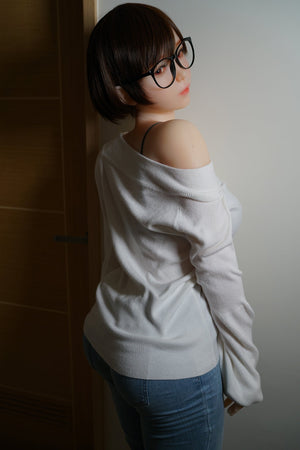 Piper Doll Silicone - 160cm Japanese Big Breast Glasses Innocent - lovedollshop