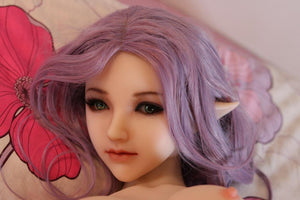 Sanhui 118cm elf mini medium boobs purple short hair sex doll-Ziqin - lovedollshops.com