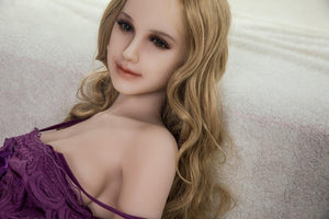 SanHui 145cm big boobs blond hair silicone sex doll-Shushu - lovedollshops.com