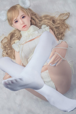 Sanhui 145cm cosplay beautiful blond hair sex doll-XiaoYou - lovedollshops.com