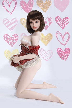 Sanhui 145cm silicone short hair beaitiful big boobs sex doll-Meiqin - lovedollshops.com