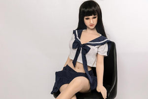 Sanhui 145cm Student Uniform BIig Boobs Sex Doll-Wenshan - lovedollshops.com