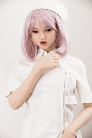 Sanhui 156cm cosplay doctor silicone short pink hair sex doll-Liuhe - lovedollshops.com