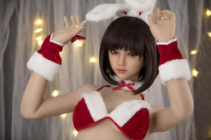 SanHui 156cm cosplay rabbit Christmas silicone big breasts sex doll--Huanhuan - lovedollshops.com