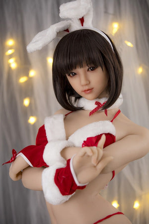 SanHui 156cm cosplay rabbit Christmas silicone big breasts sex doll--Huanhuan - lovedollshops.com