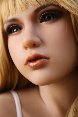 SanHui 160cm silicone sexy blond hair big boobs sex doll-Minfan - lovedollshops.com