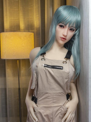 SanHui 168cm blue hair big breasts sex doll-Hexue - lovedollshops.com