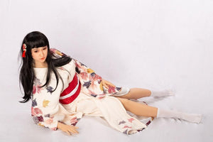 Sanhui 168cm Japan kimono silicone pure slim sex doll -Zhenzi - lovedollshops.com