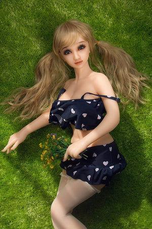 Sanhui 92cm big boobs mini blond hair slim sex doll-Suiihua - lovedollshops.com