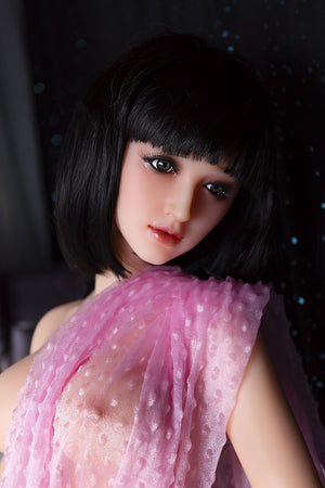 SanHui Asian 125cm mini curvy silicone sex doll-Simeng - lovedollshops.com