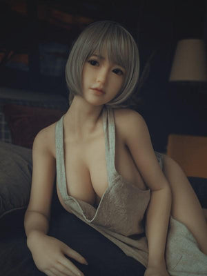 SanHui Asian 156cm big breasts short silver hair sex doll -Zixi - lovedollshops.com