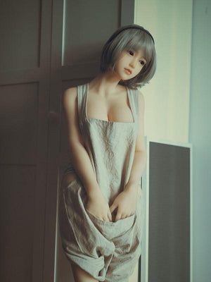 SanHui Asian 156cm big breasts short silver hair sex doll -Zixi - lovedollshops.com