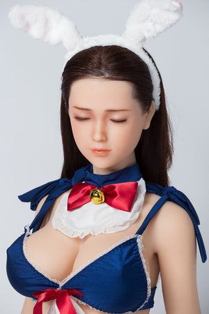 Sanhui Asian 165cm close eyes silicone anime big boobs sex doll-Ehuinai - lovedollshops.com