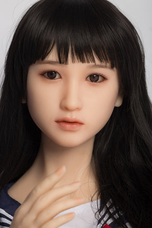 SanHui Japan 156cm small breasts silicone young sex doll-Liqin - lovedollshops.com